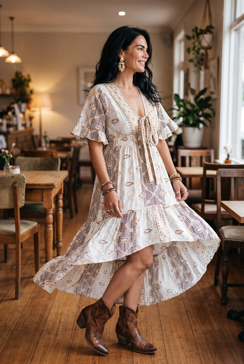 Moonlight Swing Dress