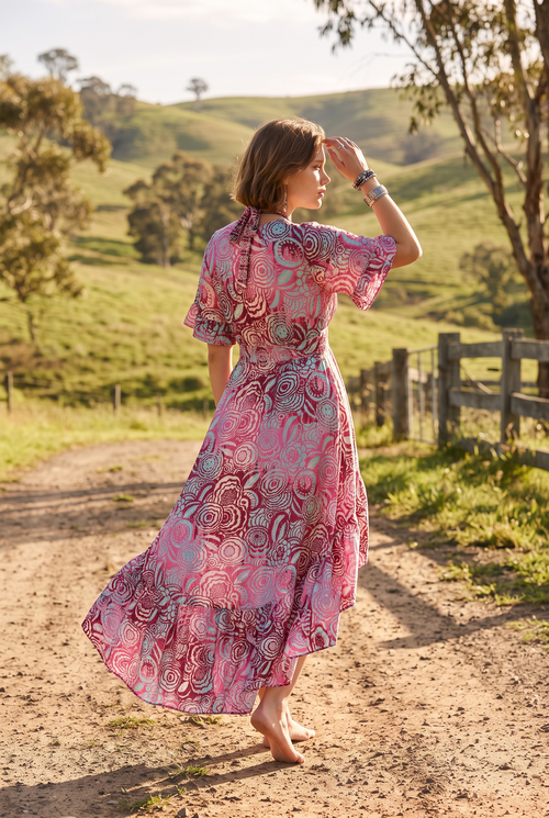 Rose Swing Dress