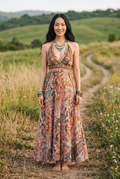 Sunset Halter Dress
