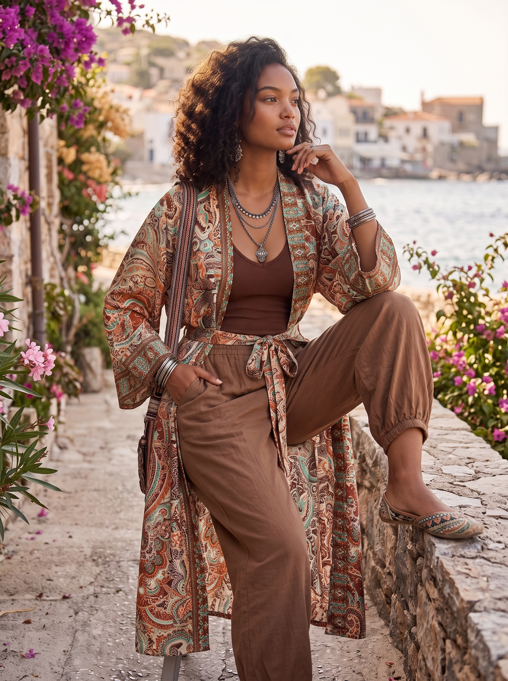 Sunset Kimono Shrug