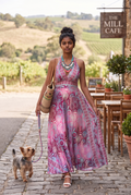 Rose Halter Dress