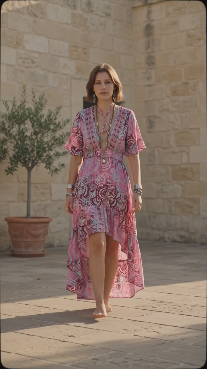 Rose Swing Dress